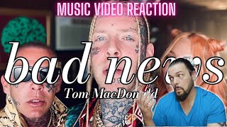 Tom MacDonald & Madchild ft. Nova Rockafeller - Bad News - First Time Reaction   4K