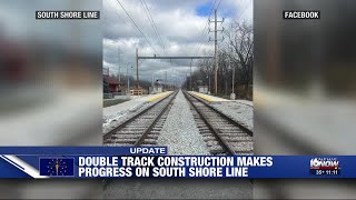 South Shore Line provides update on double track construction