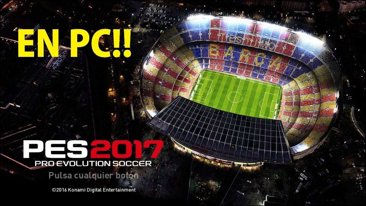 ANIMACION EXTERIOR DEL ESTADIO FC BARCELONA EN PES 2017 PARA PC COMO EN ...