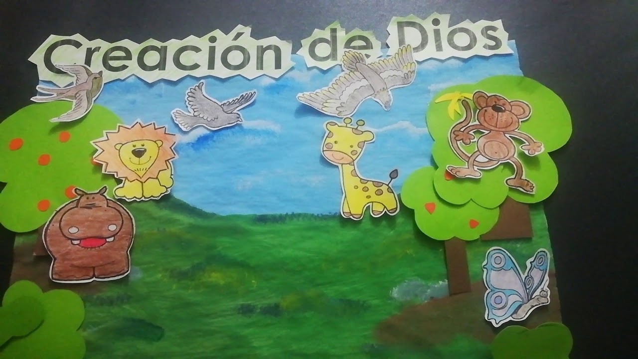 La Creación De Dios Para Niños - YouTube