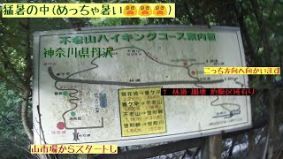 神奈川県山歩き(山市場、不老山、世附峠、峰坂峠、林道)(no.107,21km,10h,9kg)