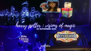 ˚⋆𐙚｡ harry potter: visions of magic vlog | exploring, buying merchs and eating dinner~ ♡