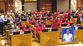 Julius Malema And EFF Disrupts Election Of Ramaphosa