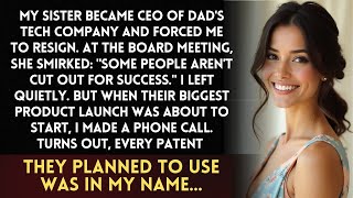 CEO Sister Made Me Resign From Dad's Company, But She Forgot To Check WHO Owned The Patents!