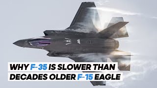 Why F-35 is Slower than Decades Older F-15 Eagle