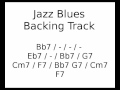 Jazz Blues backing track in Bb