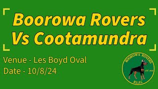 2024 Elimination Final - Boorowa Rovers vs Cootamundra