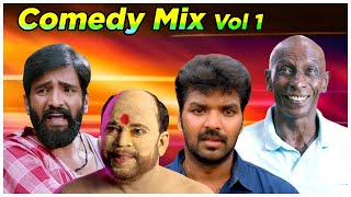 Comedy Mix Vol 01 | Ishtam | Bruce Lee | Vetrivel | Saattai | Santhanam | Rajendran | Thambi Ramiah
