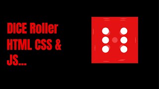 Build a 3D Dice Roller (JavaScript Project for Beginners)