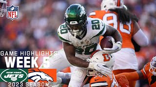 New York Jets vs. Denver Broncos | 2023 Week 5 Game Highlights
