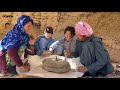 village family cooks nomadic wheat stew dalda asmr mountain village life in afghanistan