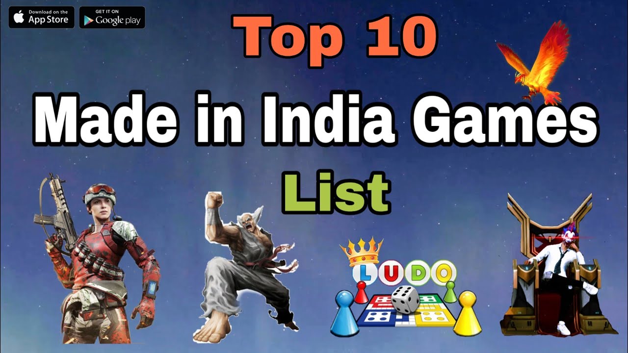 Top 10 Indian Games List | Made In India Games | Made In India Apps ...