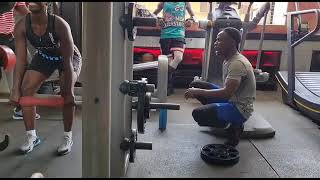 AnB Promotions boxers Catherine Nanziri and Stanley Mugerwa training