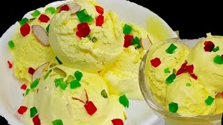 வீட்டில் இருக்கும் பொருட்கள் போதும் ஜஸ்கீரீம் செய்ய ||Icecream Without Any Cream|Custrad Icecream