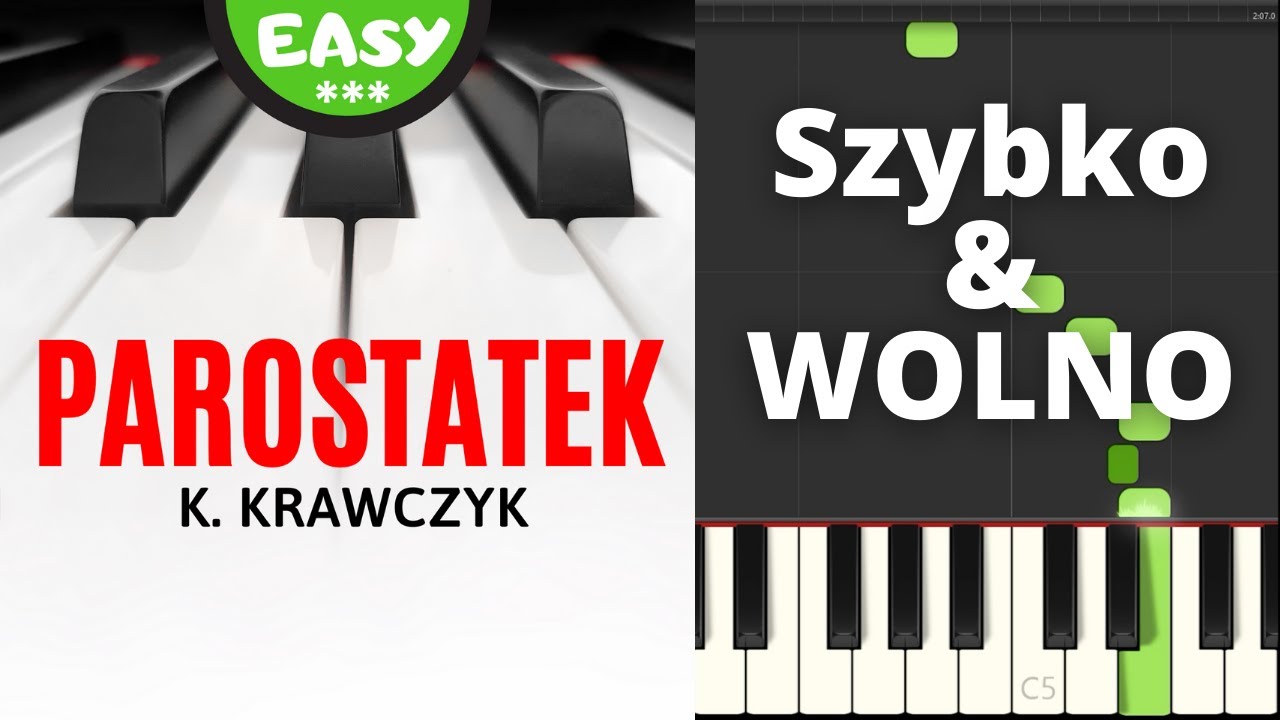 Parostatek - Krzysztof Krawczyk I Piano Tutorial I Zagraj To Sam I ...