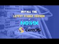 How to install the latest stable Nginx version on CentOS 8