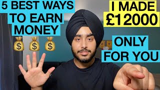 HOW TO EARN MONEY AS A STUDENT IN UK|5 SIDE HUSTLES TO DO AS STUDENT