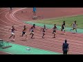 近江高校男子陸上競技部　高校記録会　今荘１００ｍ　2018.7.22