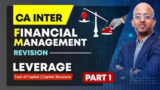 CA Inter - FM | REVISION 2024 | Leverage, Cost of Capital & Capital Structure | Part 1