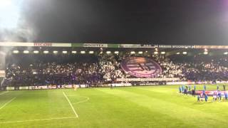 KFCO Beerschot-Wilrijk Tifo before game against Esperanza Pelt Belgian 4th division