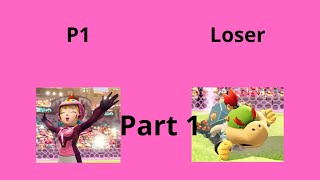 Let's make a recount of Peach winning against Bowser Jr (Random storytellers) (Part 1)