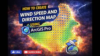 HOW TO CREATE WIND SPEED AND DIRECTION MAP USING ARC GIS PRO