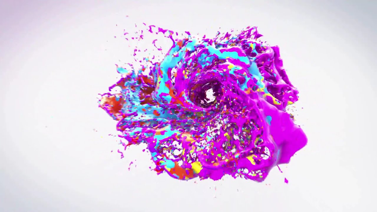 Intro Colorfull Splash Youtube