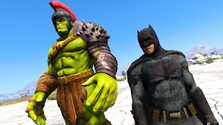 BATMAN VS THE HULK RAGNAROK - GTA V MODS