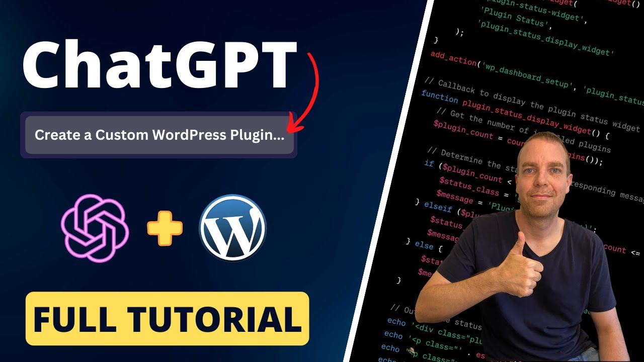 How To Create A Custom Wordpress Plugin With Chatgpt Complete Step By