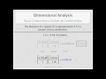 Dimensional Analysis: Basic Conversions-Inches to Centimeters