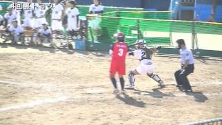 20121021トヨタ自動車vs豊田自動織機（日本女子ソフトボール1部L第10節）