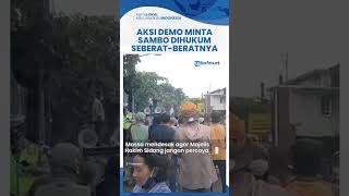 Aksi Demo di Depan PN Jakarta Selatan, Minta Ferdy Sambo Cs Dihukum Seberat-beratnya