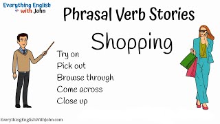 Vocabulary | Going Shopping: Phrasal Verbs in English Conversation #phrasalverbs