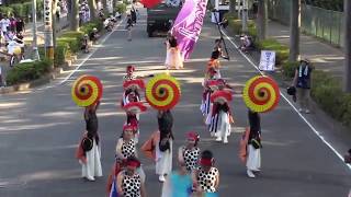 彩夏祭2018　K-one動流夢　5日公園通南2本目