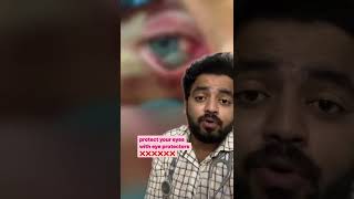 Doctor reacts on Foreign body in EYE 🥵 #malayalamshorts #shorts #foreignbody #eyesfb  #reaction