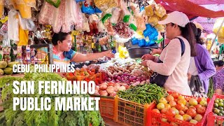 🇵🇭 [4K] San Fernando Public Market | Four Months After The Fire | Walking Tour | Cebu, Philippines