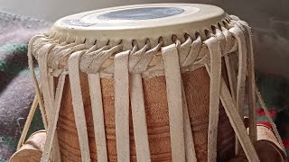 How to tighten a loose tabla ? तबले को खिची कैसे लगाएं ? how to tune tabla,easy steps for tabla tun