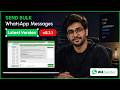 Send Unlimited Bulk WhatsApp Messages in 1-click - Free Google Maps Data Extractor