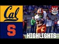 Syracuse Orange vs. California Golden Bears | Full Game Highlights | ESPN College Football