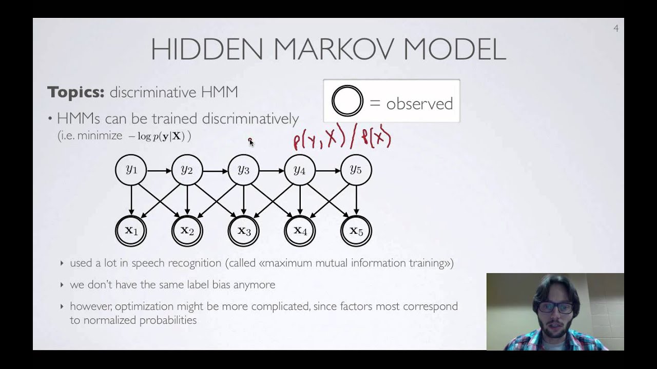 Neural Networks [4.6] : Training CRFs - Hidden Markov Model - YouTube