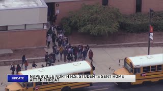 Naperville North HS sending students home after another threat