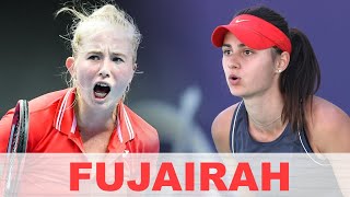 Clara Tauson vs Anastasia Gasanova | FUJAIRAH ITF 2021