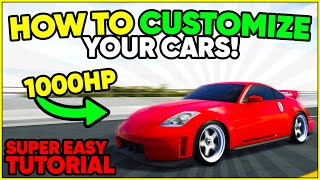 How to CUSTOMIZE/TUNE your CARS in Southwest Florida Roblox!