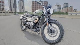 Первый в России Triumph Street Scrambler 900 2018