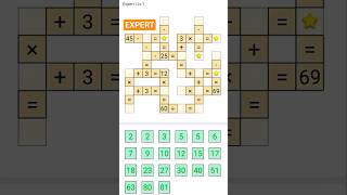 puzzle cross maths expert level 1#shortvideo #cross #maths