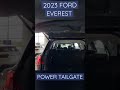 2023 FORD EVEREST POWER TAILGATE