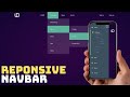 Create Responsive Navigation Bar using HTML and CSS