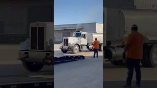 Unloading our 1972 Peterbilt Narrow Hood!