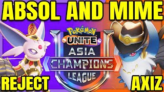 TIE IN POINTS?! REJECT vs AXIZ - ACL Japan | Pokemon Unite