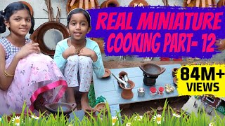 Real miniature cooking Part-12|kids cooking in their outdoor miniature kitchen|potato cheese balls